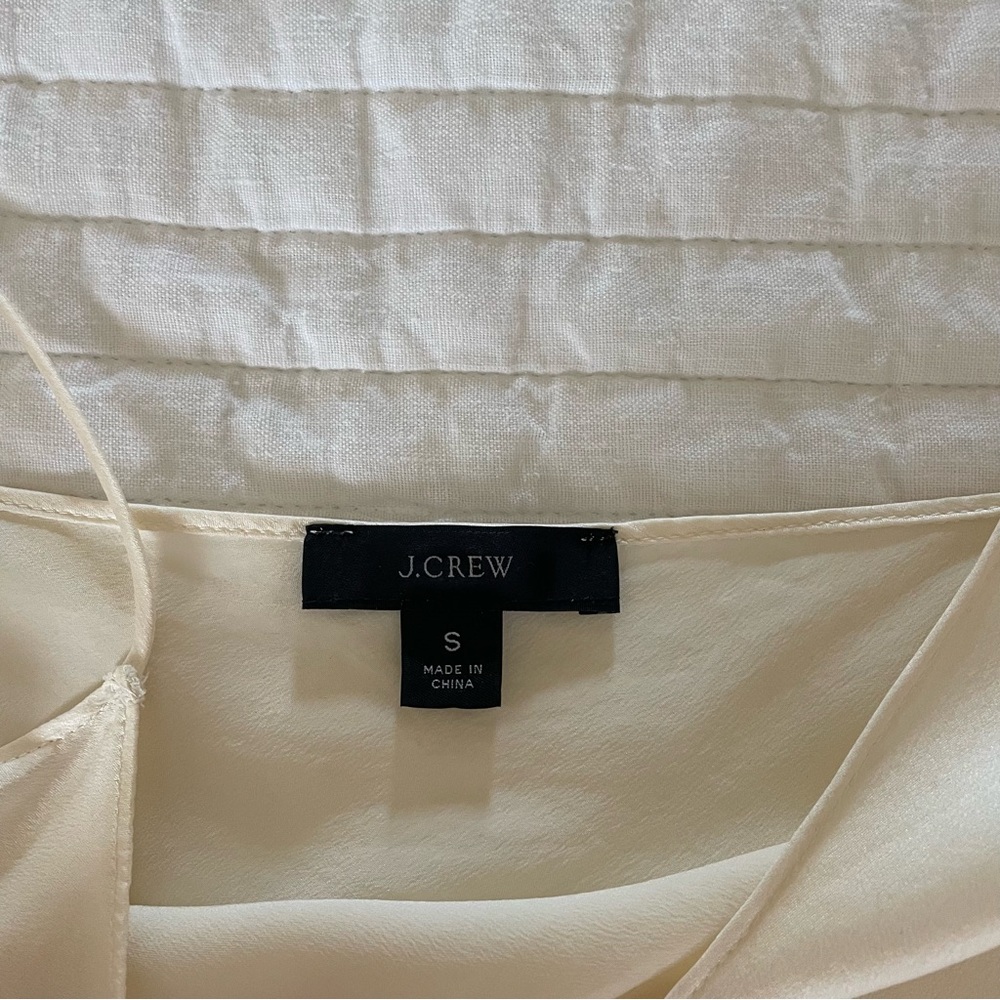 J Crew Ivory Silk Camisole S - Picture 3 of 5